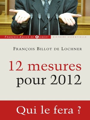 cover image of 12 mesures pour 2012